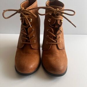 Aldo Tan Lace-Up Boots